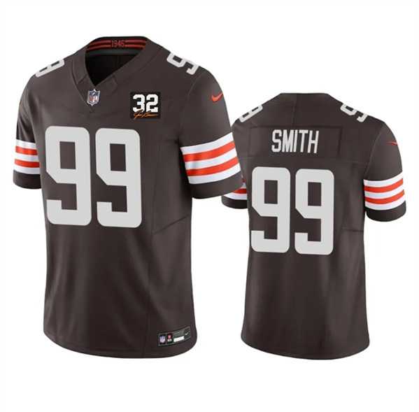 Men & Women & Youth Cleveland Browns #99 Za'Darius Smith Brown 2023 F.U.S.E. With Jim Brown Memorial Patch Vapor Untouchable Limited Stitched Jersey,We sell and wholesale Men & Women & Youth Cleveland Browns #99 Za'Darius Smith Brown 2023 F.U.S.E. With Jim Brown Memorial Patch Vapor Untouchable Limited Stitched Jersey on line form chian!